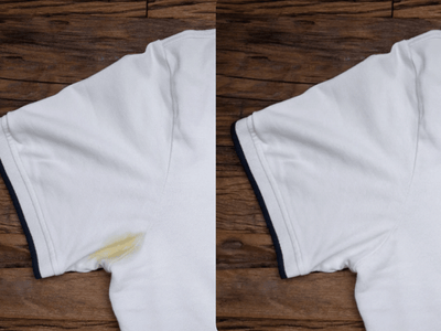 How to remove yellow cardboard sweat stains?