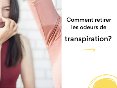Comment se débarrasser des odeurs de transpiration sur un vêtement ?