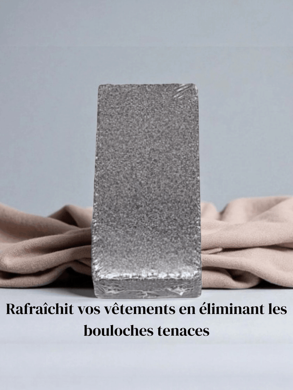 Pierre déboulocheur rafraichit vos vêtement en éliminant les bouloches tenaces