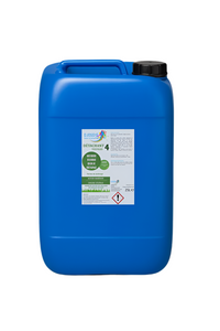 Détachant professionnel Djossye pour les métiers en extérieur, élimine les taches d'herbe, de terre et de résine sur les textiles de travail 25L.