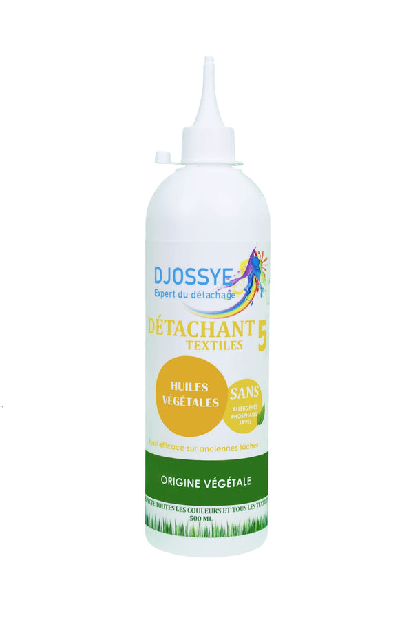Détachant écologique 5 professionnel pour taches d'huiles végétales, huile de colza, huile d'olive, huile de tournesol 500ml orange avec bouchon canule
